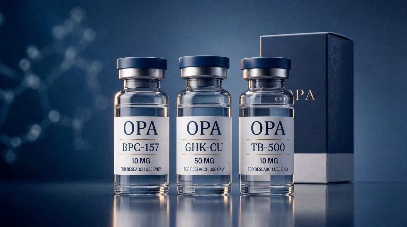 Opa Peptides Stack Therapies lyophilized research vial