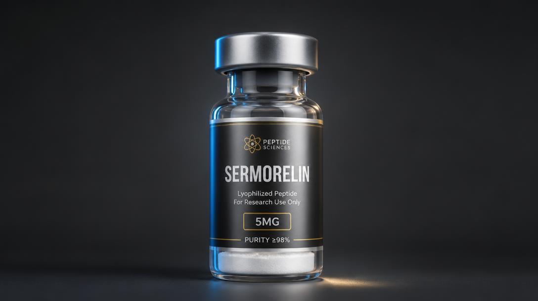 Opa Peptides Sermorelin 5 mg research vial